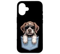 Cute Pocket Wirehaired Pointing Griffon Lover Griff Dog Mom Case for iPhone 16