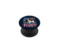 Cute Pointer Dog You Get The Point Funny Pet Humor PopSockets Adhesive PopGrip