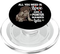Cute Pointer Named Lydia For German Shorthaired Pointers PopSockets PopGrip for MagSafe