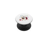 Cute Polar Bear Back to School Kids Teacher Student PopSockets Adhesive PopGrip