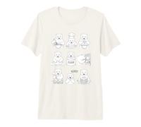 Cute Polar Bear Baking Pastry Chef Premium T-Shirt