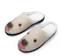 Cute Polar Bear Women’S Cotton Slippers Memory Foam House Shoes Flats For Indoor Outdoor