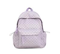 Cute Polka Dot Backpack For Girls, Aesthetic Travel Rucksack