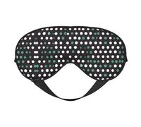Cute Polka Dot Double Side Eye Mask, Adjustable Strap Eye Mask, Eye Sleep Shade Cover, Blocks Light Eye mask