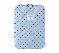 Cute Polka Dot Laptop Sleeve 11-14 inch Puffy Quilted Laptop Case | Soft Padded Polka Dot Laptop Protective Cover Computer Sleeve for MacBook