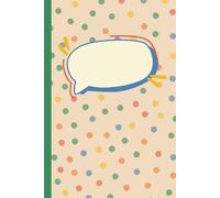Cute Polka Dots Subject Notebook for Students | Colorful Cover Design Notes | Blank Sheet Notebook for Students | School Notes | 110 Pages | 6 x 9 ... for School Subject Notes for Students