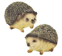 Cute Poly Resin Garden Indoor Outdoor Hedgehog Figurine Ornament