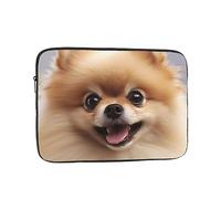 Cute Pomeranian Laptop Case 10 inch, Shockproof Protective Computer Sleeve Cover Water Resistant Laptop Bag Carrying Tablet Cover Briefcase Handbags Gifts for Men Women