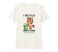 Cute Pony Does Recycling Premium T-Shirt