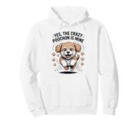 Cute Poodle Bichon Dog Cross Mix Breed Pet Funny Poochon Pullover Hoodie