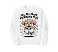 Cute Poodle Bichon Dog Cross Mix Breed Pet Funny Poochon Sweatshirt