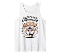 Cute Poodle Bichon Dog Cross Mix Breed Pet Funny Poochon Tank Top