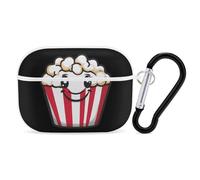Cute Popcorn Buck Headphone & Earphone Cases Compatible with Airpod Pro Scratch-Resistant PC Protective Cover with Keychain White-style-11