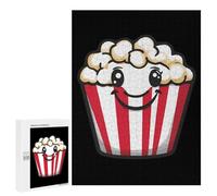 Cute Popcorn Buck Wooden Jigsaw Puzzles for Adults Funny Brain-Teasing Game Idea Puzzle Gift