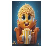 Cute Popcorn Wooden Puzzles for Adults,1000 Piece,Jigsaw Puzzle for Teens Brain Challenge 78×53cm