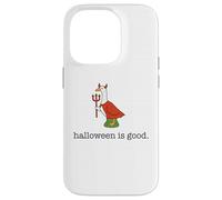 Cute Porch Goose Funny Halloween Is Good Devil Costume Case for iPhone 14 Pro