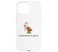 Cute Porch Goose Funny Halloween Is Good Devil Costume Case for iPhone 15