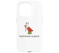 Cute Porch Goose Funny Halloween Is Good Devil Costume Case for iPhone 15 Pro