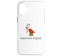 Cute Porch Goose Funny Halloween Is Good Devil Costume Case for iPhone 16 Plus