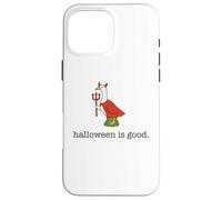 Cute Porch Goose Funny Halloween Is Good Devil Costume Case for iPhone 16 Pro Max
