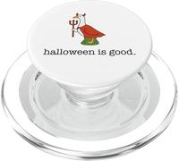 Cute Porch Goose Funny Halloween Is Good Devil Costume PopSockets PopGrip for MagSafe