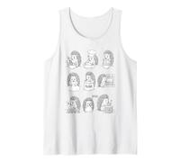 Cute Porcupine Baking Pastry Chef Tank Top