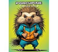 Cute Porcupine Coloring Book: Adorable Prickly Designs for Little Artists! (WILDLIFE COLORING BOOKS)