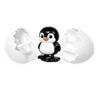 Cute Portable Collectible Animal | Wind Up Egg with Animal Figure | Playful Learning Tool for Birthdays, Easter, Halloween, Home, School, Teens, Family, Friends