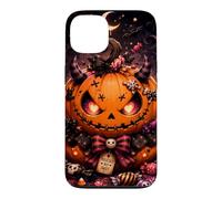 Cute Possessed Pumpkin Spooky Halloween Candy Goth Art Case for iPhone 13