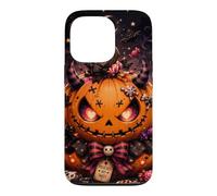 Cute Possessed Pumpkin Spooky Halloween Candy Goth Art Case for iPhone 13 Pro