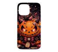 Cute Possessed Pumpkin Spooky Halloween Candy Goth Art Case for iPhone 13 Pro Max