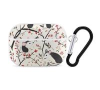 Cute Possums on The Branches Compatible with Airpod Pro Case Cover Skin with Keychain