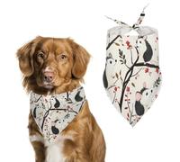 Cute Possums on The Branches Cute Dog Bandana Triangle Adjustable Washable