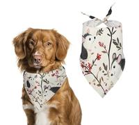 Cute Possums on The Branches Cute Dog Bandana Triangle Adjustable Washable Cat Scarf Pet Accessories