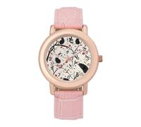 Cute Possums on The Branches Cute Watches for Women Fashion Paint Adjustable Wrist Watch Work Workout