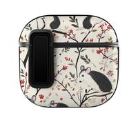 Cute Possums on The Branches Slim Compatible with Airpods 4 Case Protective Hard Cover Skin