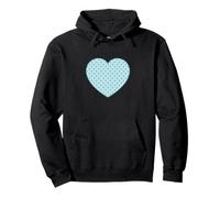 Cute Powder Blue Boho Tiny Polka Dot Pattern Minimalist Pullover Hoodie
