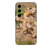 Cute Prairie Dogs Novelty Phone Cases Compatible With Galaxy S23/Plus/Ultra Slim TPU Protective Cover Case Printed Protector