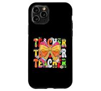 Cute Preppy Coquette Bow Teachers Back to School First Day Case for iPhone 11 Pro