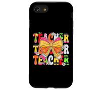 Cute Preppy Coquette Bow Teachers Back to School First Day Case for iPhone SE (2020) / 7 / 8
