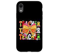 Cute Preppy Coquette Bow Teachers Back to School First Day Case for iPhone XR