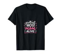 Cute Prettiest Host Mom Alive Family Retro T-Shirt