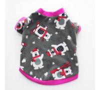Cute Print Dog Clothes - Winter Fleece Coat for Small Dogs - French Bulldog & Chihuahua Clothing