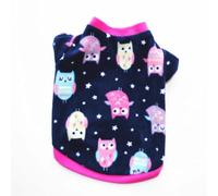 Cute Print Dog Clothes - Winter Fleece Coat for Small Dogs - French Bulldog & Chihuahua Clothing