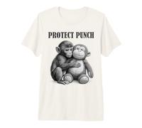 Cute Protect Baby Monkey Punch Premium T-Shirt