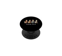 Cute Psalm 23:6 Ducks Walking Faith Cartoon Design Art PopSockets Adhesive PopGrip
