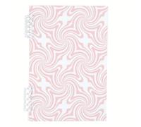 Cute Psychedelic Curve Notebook Journal, A5 Composition Notebook 60 Pages, Lined School Notebooks, Journal for Men Refillable Journals School Organization Office Supplies for Women Desk