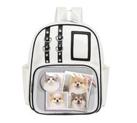 Cute PU Bag Aesthetic for Badge Display and Storage, White on Black, See | Badge Presentation Wallet For Work Fitness Everyday Sports Travel Luggage Hiking Comic Con And Outdoor