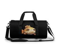 Cute Puffer Fish Casual Gym Bag for Men Women Lightweight Small Sports Duffle Bags for Workout Travel