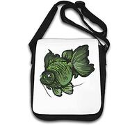 Cute Puffy Dead Fish Shoulder Bag White